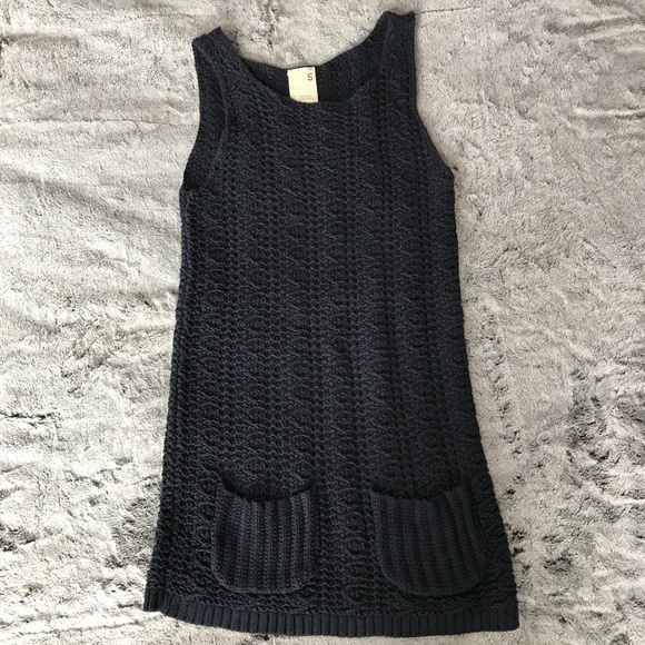 Anthropologie Sweaters - Anthro Far Away From Close Black Knit Sweater